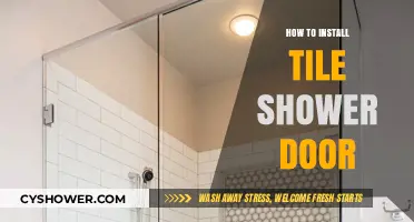 Step-by-Step Guide to Installing a Tile Shower Door Easily