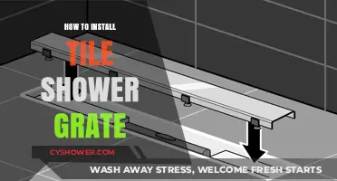 Easy Steps to Install a Tile Shower Grate Like a Pro