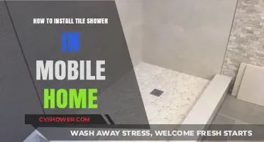 DIY Guide: Installing a Tile Shower in Your Mobile Home