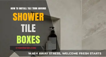 Installing Tile Trim Around Shower Tile Boxes: A Step-by-Step Guide