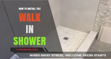 Step-by-Step Guide to Installing a Tile Walk-In Shower
