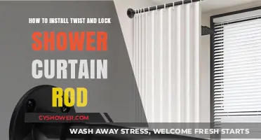 Easy Twist and Lock Shower Curtain Rod Installation Guide