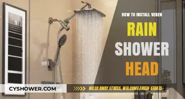 Easy Guide to Installing Your Veken Rain Shower Head Effortlessly