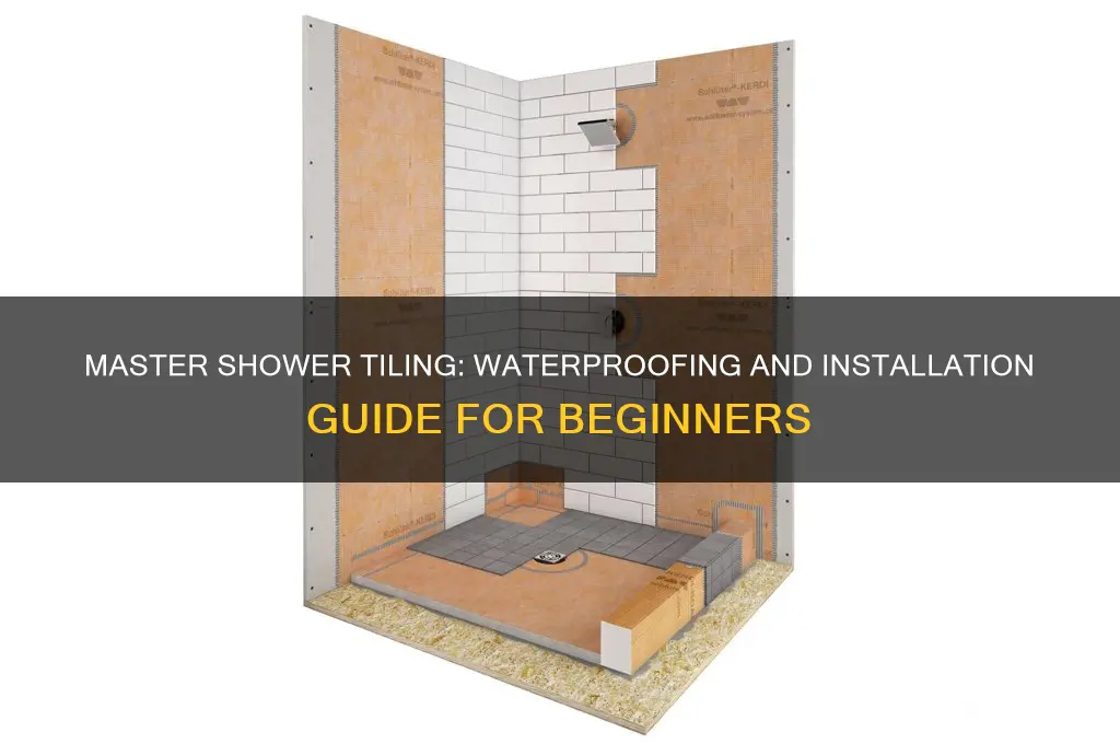 how to install wall tile in shower waterproofing