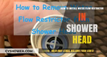 Easy Steps to Install a Water Flow Restrictor in Your Shower Head