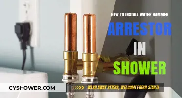 Easy Guide to Installing Water Hammer Arrestors in Your Shower