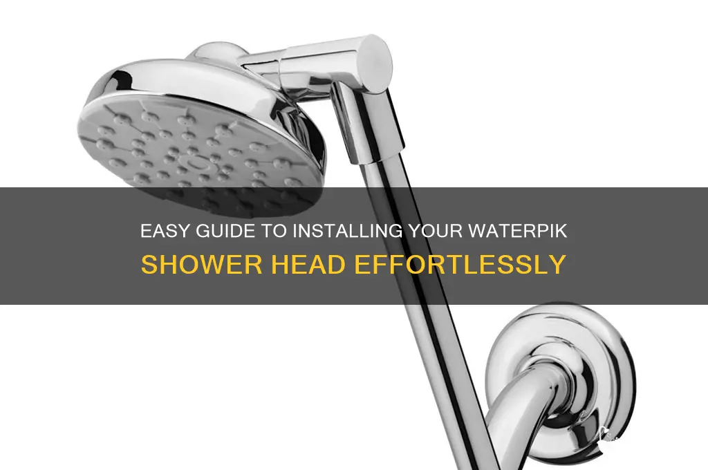 how to install waterpik shower head