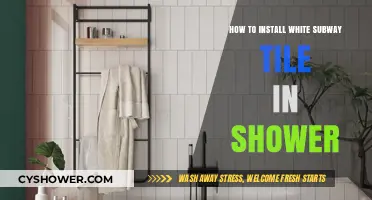 Easy DIY Guide: Installing White Subway Tile in Your Shower