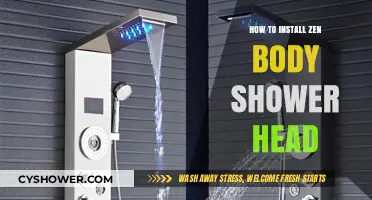 Easy Zen Body Shower Head Installation Guide: Step-by-Step Instructions