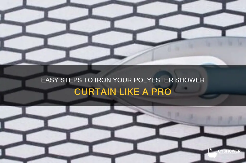 how to iron a polyester shower curtain