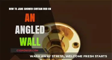 Easy Guide: Installing Shower Curtain Rods on Angled Walls