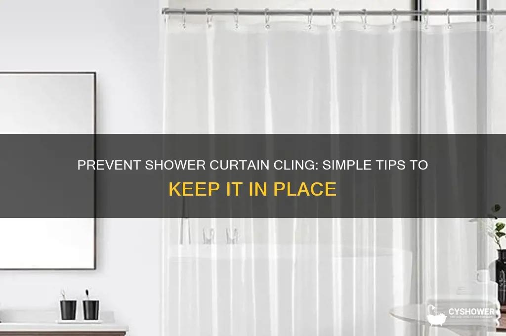 how to keep a shower curtain from moving inwards