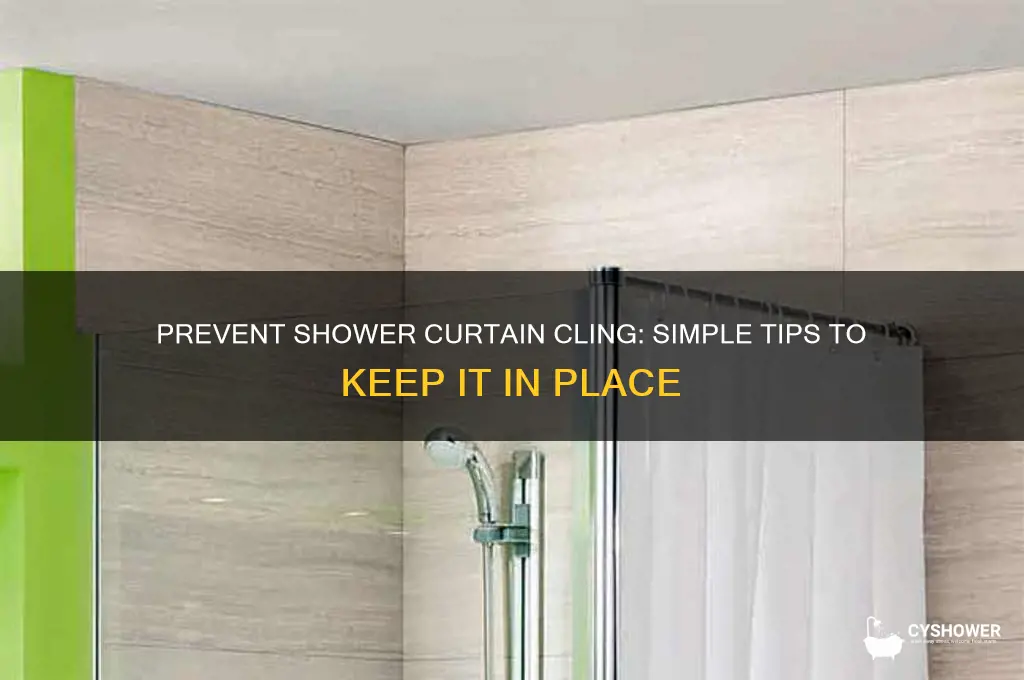 how to keep a shower curtain in place from steam