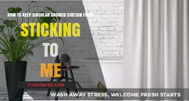 Prevent Shower Curtain Cling: Tips to Keep It Circular and Free