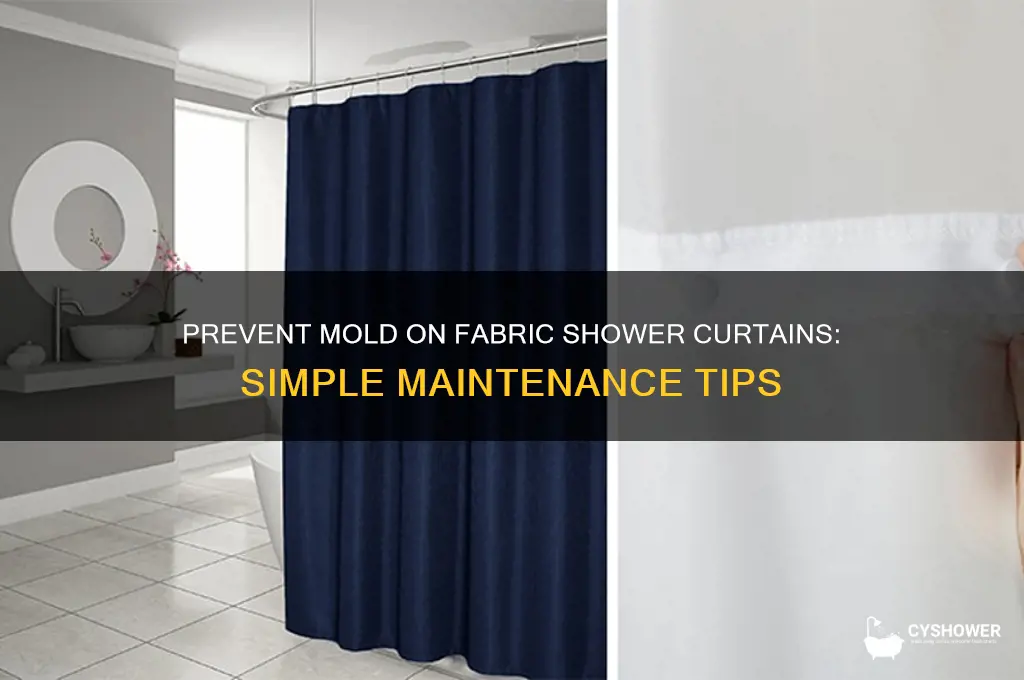 how to keep cloth shower curtain from molding