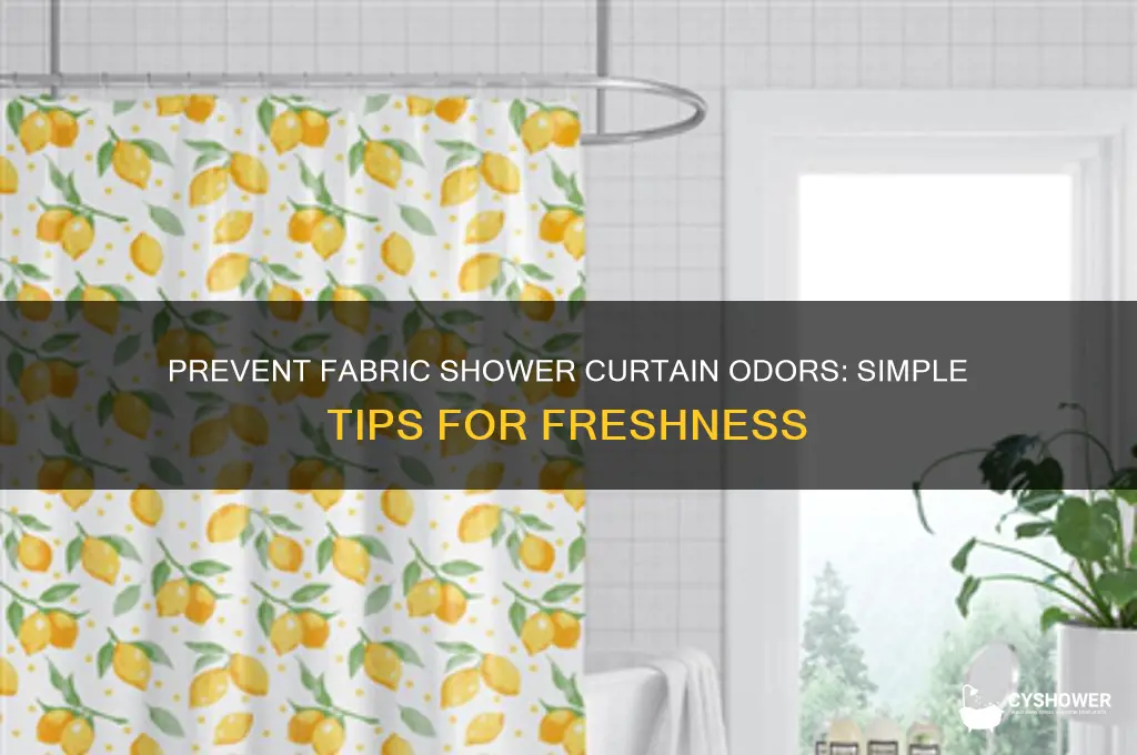 how to keep fabric shower curtain from smelling
