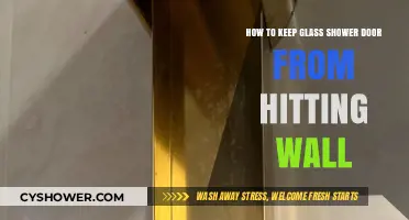 Prevent Glass Shower Door Wall Collisions: Simple DIY Solutions
