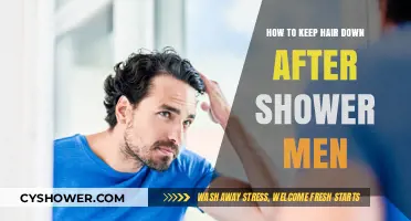 Men's Post-Shower Hair Care: Tips to Keep Your Hair Down