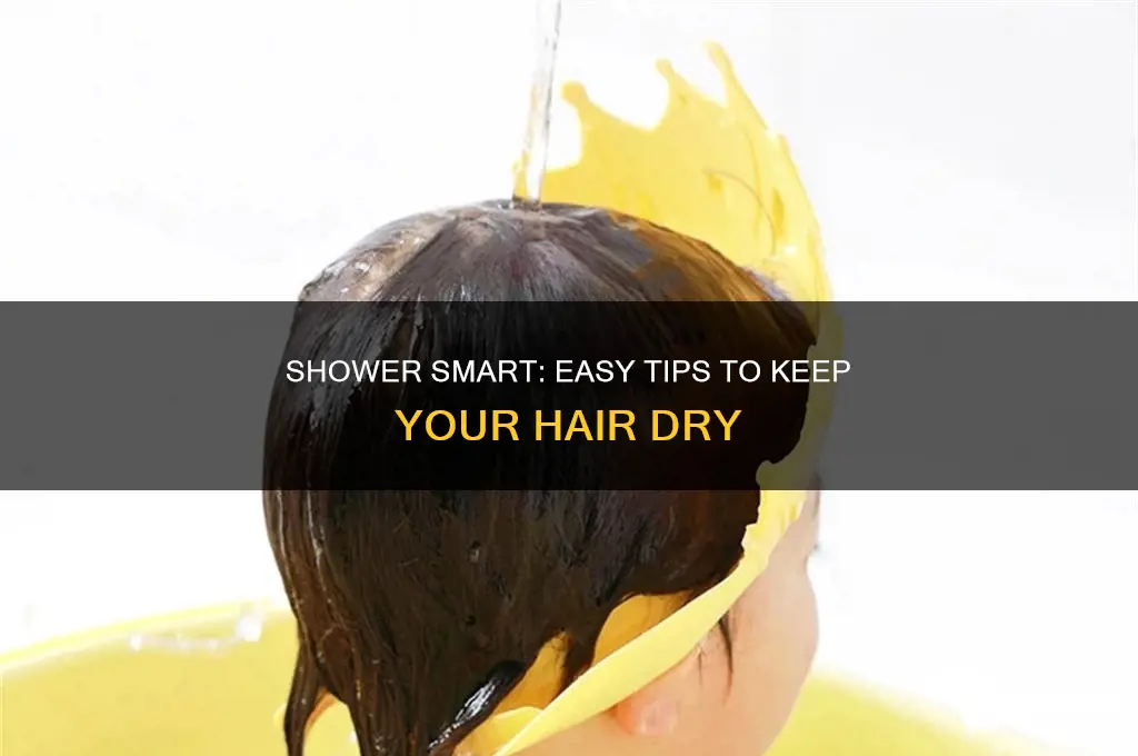 how to keep hair from getting wet in shower