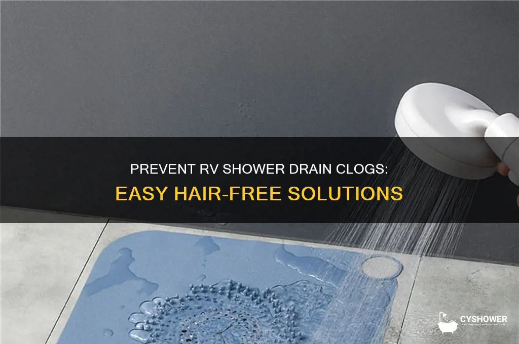 how to keep hair out of rv shower drain