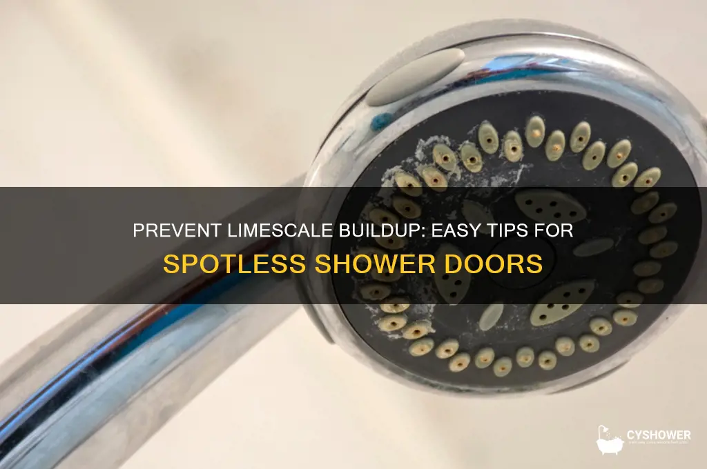 how to keep limescale off shower doors