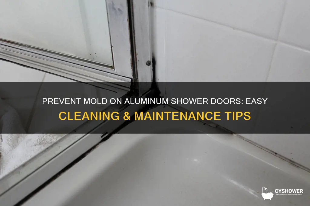 how to keep mold from aluminum shower doors