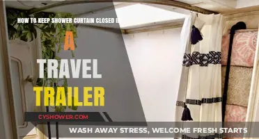 Keep Your Travel Trailer Shower Curtain Closed: Simple Tips and Tricks