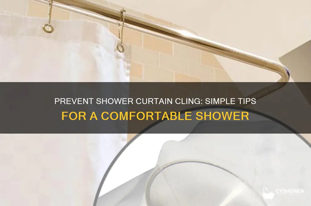how to keep shower curtain from touching body