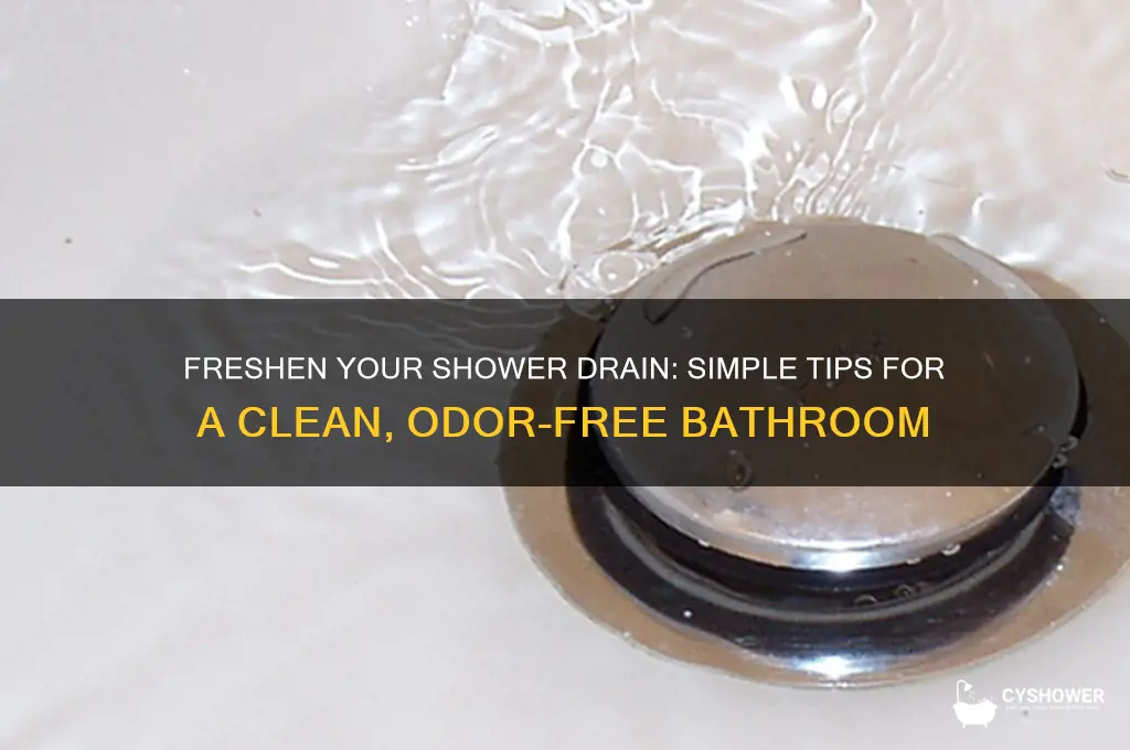 how to keep shower drain smelling fresh