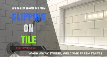 Prevent Shower Rod Slipping: Easy Fixes for Tile Walls