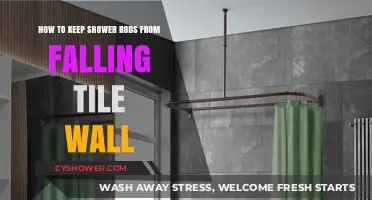 Prevent Shower Rod Falls: Securely Mounting on Tile Walls