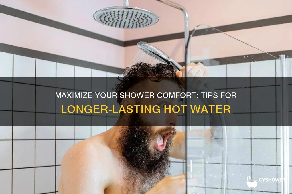 how to keep shower water hot longer