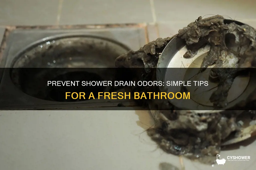 how to keep smell from coming up shower drain