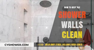 Effortless Tile Shower Wall Cleaning: Tips for a Sparkling Bathroom
