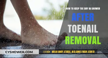 Post-Toenail Removal Shower Tips: Keeping Your Toe Dry and Safe