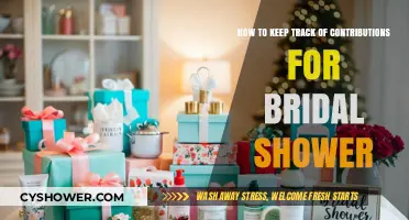 Bridal Shower Contribution Tracking: Tips for Organized and Stress-Free Planning