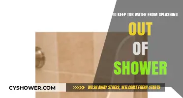 Prevent Tub Water Splashes: Easy Tips for a Dry Shower Experience