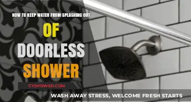 Prevent Shower Splash: Tips for Doorless Shower Water Containment
