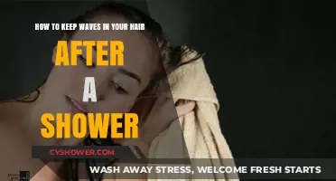 Post-Shower Wave Retention: Tips for Long-Lasting, Defined Hair Waves