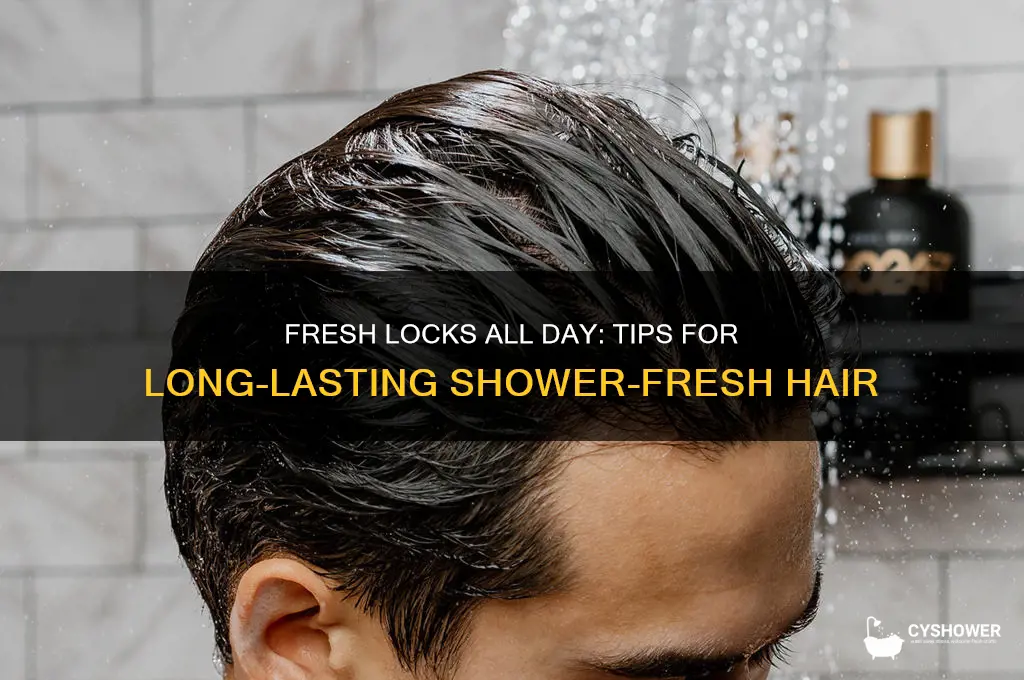 how to keep your hair smelling good after a shower