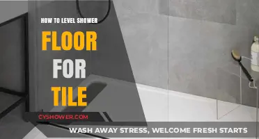 Mastering Tile Installation: A Guide to Leveling Your Shower Floor