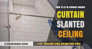 Creative Solutions for Hanging Shower Curtains in Slanted Ceiling Showers