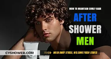 Men's Curly Hair Care: Post-Shower Maintenance Tips for Healthy Curls