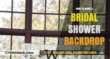 DIY Bridal Shower Backdrop: Easy Steps for a Stunning Display
