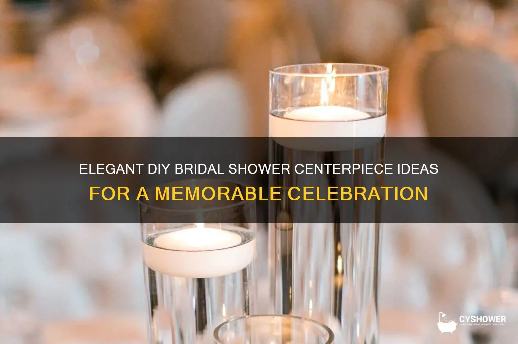 how to make a bridal shower centerpiece