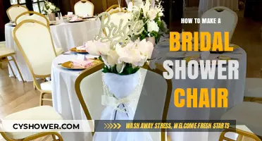 Crafting the Perfect Bridal Shower Chair: A DIY Guide