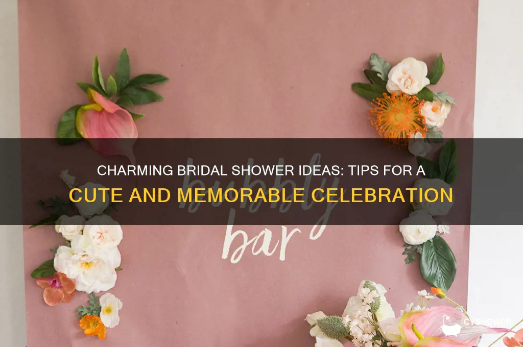 how to make a bridal shower cute