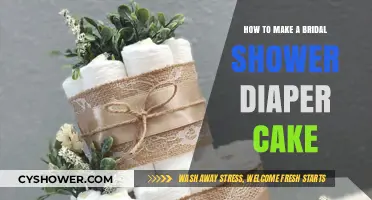 Crafting a Stunning Diaper Cake for the Perfect Bridal Shower