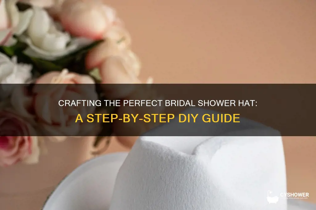how to make a bridal shower hat