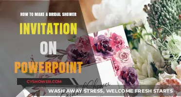 Crafting Elegant Bridal Shower Invitations Using PowerPoint: A Step-by-Step Guide